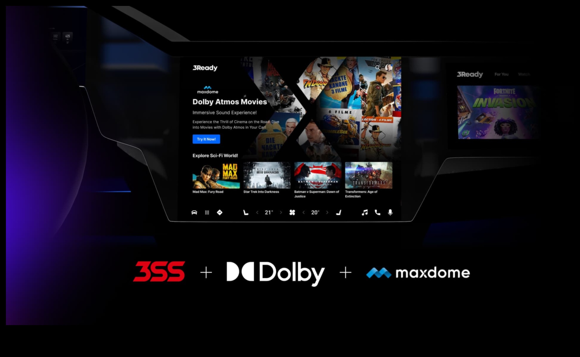 Iespaidīgs automašīnā ievietots video — Ceļiem gatavas izklaides nākotne 4 Iespaidīgs video automašīnā: Automašīnas video elektronika izklaidei, kas gatava darbam