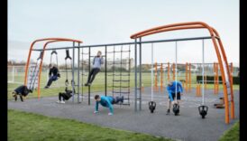 Betona džungļu vingrošanas zāle: pilsētas vingrojumi brīvā dabā aizņemtai dzīvei