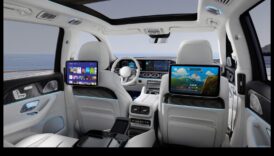 Iespaidīgs video automašīnā: Automašīnas video elektronika izklaidei, kas gatava darbam