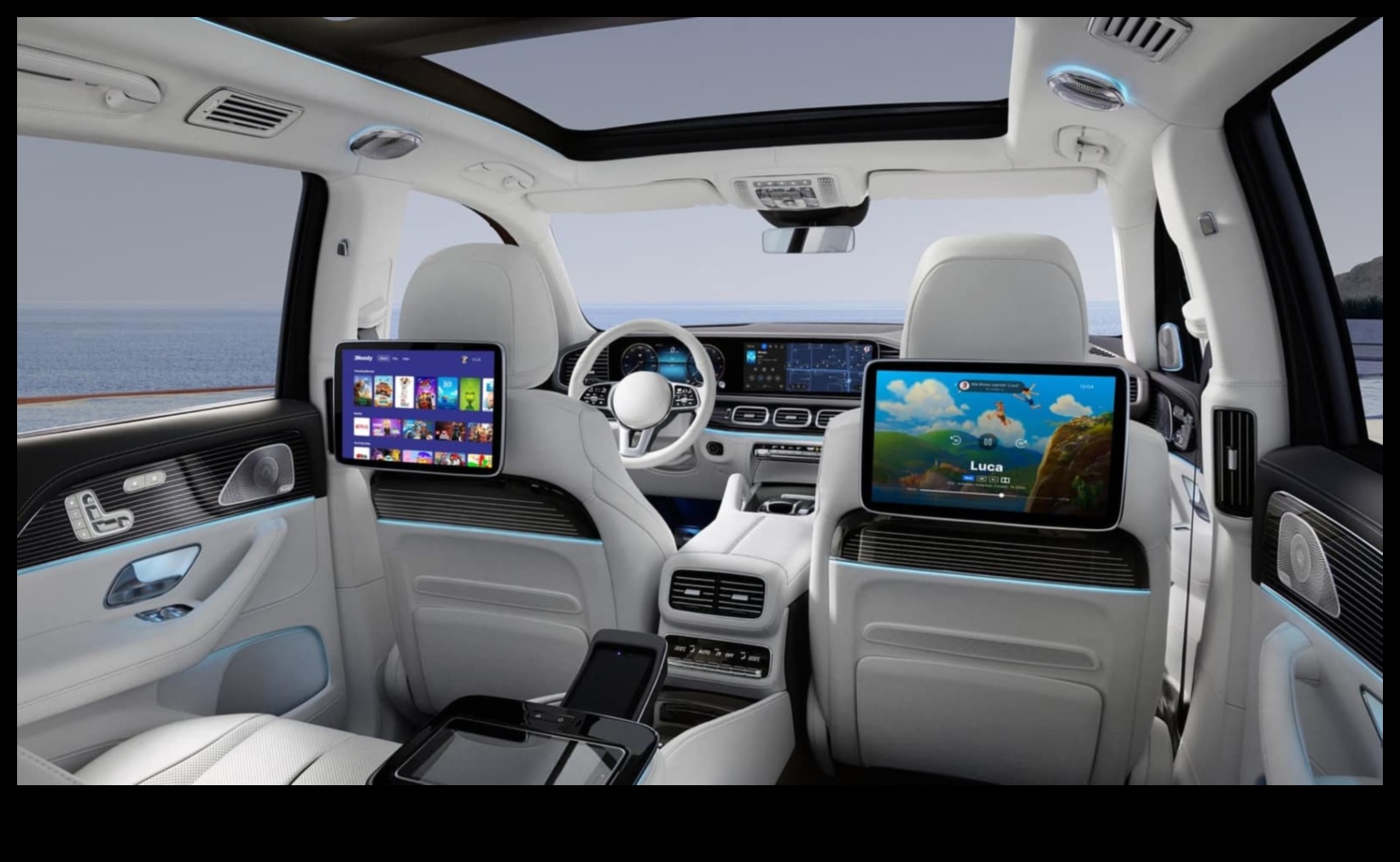 Iespaidīgs video automašīnā Ceļiem gatavas izklaides nākotne 1 Iespaidīgs video automašīnā: Automašīnas video elektronika izklaidei, kas gatava darbam